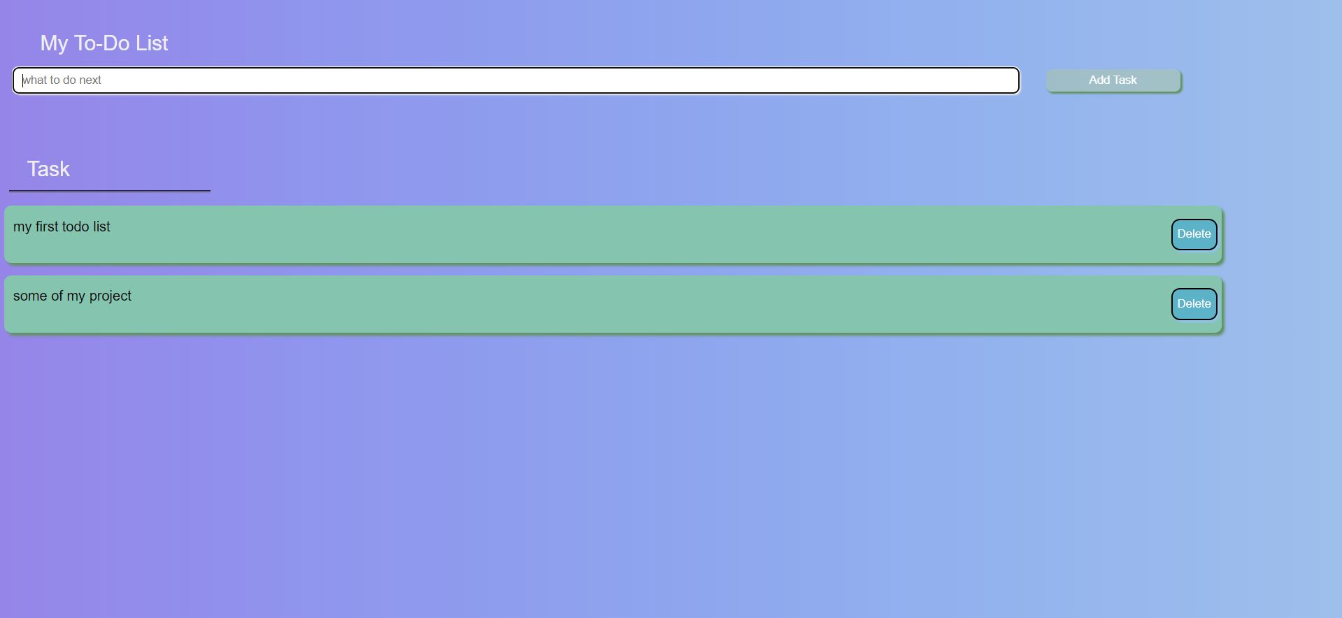 To-Do ScreenShot
